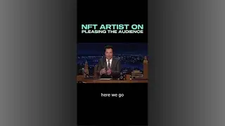 NFT artist on Pleasing the audience