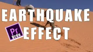EARTHQUAKE/CAMERA SHAKE EFFECT in premiere pro|Urdu Tutorial.