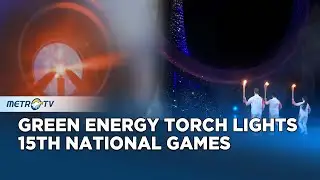 Flame free Cauldron Lights Up Opening of China&rsquo;s 15th National Games