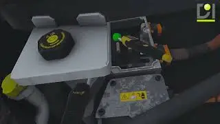 Maintenance sur un v&eacute;hicule &eacute;lectrique en r&eacute;alit&eacute; virtuelle   Application de formation VR DEC