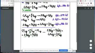 Chimie 30 AB - Thermochimie - Loi de Hess (exemple)