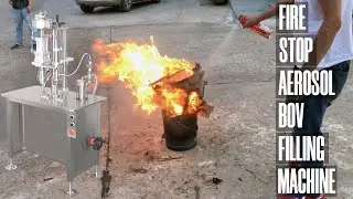 Bag On Valve Aerosol Filling Machine(Applied in Fire Extinguisher)