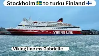 Viking Line Cruise Tour |Stockholm to turku Cruise |Sweden🇸🇪 to Finland🇫🇮 Overnight Cruise Journey