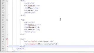 HTML CSS: Essential steps to learn HTML CSS : Create a basic table to showcase your data