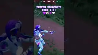 OMG PURPLE BRITE BOMBER GAMEPLAY??? 💜👻👾🤍 #fortnite #britebomber #fortnitechapter5 #briteraider #og