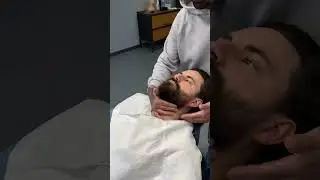 Beard cutting and shaving . Black Bird Barber School. Стрижка бороды и бритье .