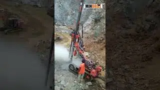 YODHA100 Crawler Drill with DTH hammer @MINDRILL