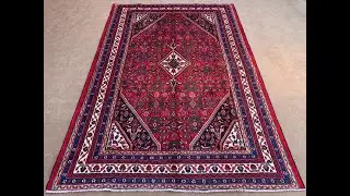 Uncover the Elegance of a 1970s Afghan Handmade Wool Rug | Vintage Masterpiece