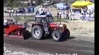 TRACTOR PULLING TYRNAVA 1991 Ursus 1224