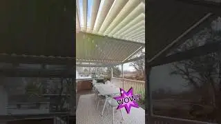Don&rsquo;t get me wrong. It&rsquo;s not magic &ndash; it&rsquo;s smart design Open when you want sun ☀️ #vergola #pergola