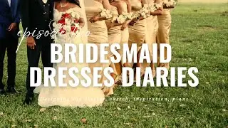 Designing the Bridesmaids Dresses, Sketches, Inspiration & Plans || Bridesmaids Series || Episode 2