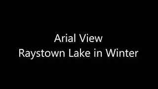 Aerial View of Raystown Lake in Winter