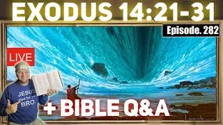 Exodus 14:21-31  Bible Study, Commentary + Q&A. Ask Pastor Josh (Episode 282)