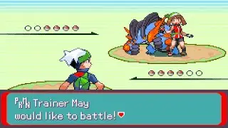 Pokemon Emerald Horizons - vs Rival May (4th Battle, Permanent Rain)