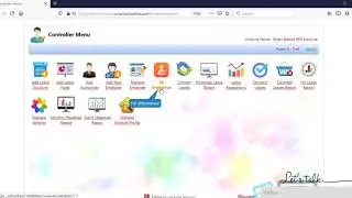 How to fill attendance in leave management system using Smart School MIS