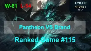 Ranked Game #115  /  Pantheon VS Brand Support