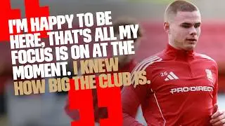 Jake Batty speaks to the media for the first time since joining the club
