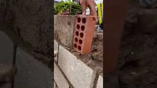 How to butter a brick on a side