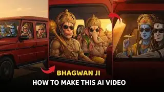 How to make AI bhagwan ji in car video | Step by step tutorial|