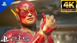 Evil Flash Rips Lex Luthor's Heart Out Scene - Suicide Squad Kill The Justice League (2024)