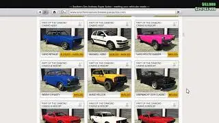 GTA V Online - Southern San Andreas Autos