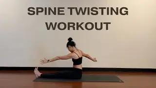 13 Min Spine Twist Workout | Mat Pilates