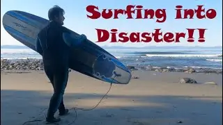 Surfing into Disaster!! #surfingaccident #vancouversurfing #surfingbritishcolumbia #surfing