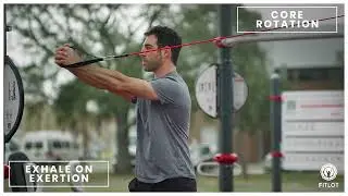 Core Rotation With FitKit Resistance Band