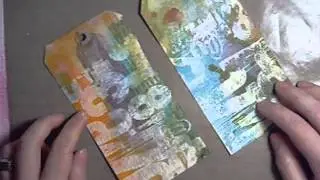 Stamping with Gesso