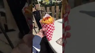 Disneyland Food Adventure: MUST TRY Mac and Cheese Bread Cone at Radiator Springs! 🚗🧀