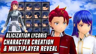 Character Creation & Multiplayer Reveal - Sword Art Online: Alicization Lycoris
