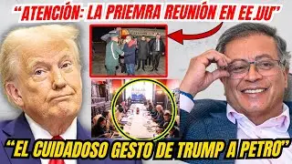 URGENTE! DESPUES  DE LA LLEGADA de Petro a EE.UU, PRIMERA REUNIÓN CON DATO de Trump -Mr. Carvajalino
