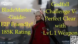 [S4 EU] DragonRaja | Код: Godfall Hard V, идеально чистый, с оружием 1-го уровня, F2P, дружественный, 185К [BM SOLO]