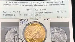 Original Pre-Slab Coin Graded ANACS You have to see this!!!