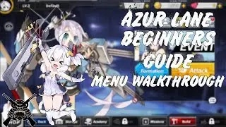 Azur Lane - English Server - Beginners Guide - Menu