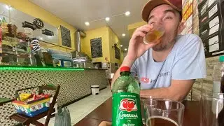 First time trying Guaran&aacute; (Brazilian soda) 🇧🇷
