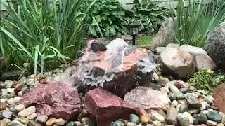 Combination Pondless Waterfall and Bubbler