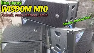 Line Array WISDOM M10 || Handal segala Medan || Harga murah meriah, Harga Promo di Nana Audio