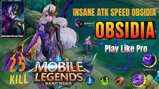 Obsidia MLBB &ndash; Unstoppable Damage Build 🔥 Best Gameplay & Pro