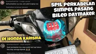 Cara sambung kabel biled daymaker, biled ala ala simpel dan mudah || Pemula di jamin bisa