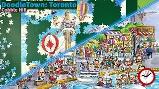 Timelapse: DoodleTown: Toronto Jigsaw Puzzle (Cobble Hill)(1000 Pieces)