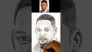 Will Smith Face Realistic Portrait ✍🏻