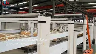 Double Facer / Double Baker Machine For Cardboard Production