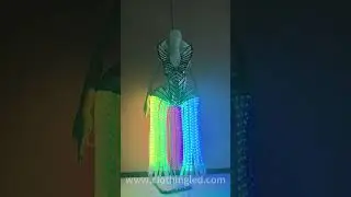 Led light with skirt