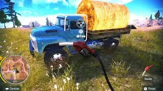 How To Load Cylindrical Bales On Russian Zed | Off The Road Unleashed Nintendo Switch Gameplay HD
