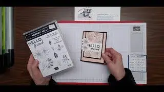 Petal Pink Friendly Hello Fun Fold
