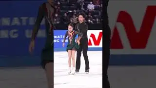 Twisting to the top! A massive Quad Twist seals the gold for Guo/Zhang ✨🥇🔥 #GPFigure #FigureSkating