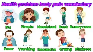 Body Health Problems:Essential English Vocabulary: Common Health Problems from Head to Toe #english