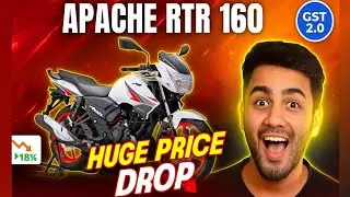 🔥 TVS Apache RTR 160 2025 Price Cut | GST 2.0 Huge Price Drop, New Price, Review & Features