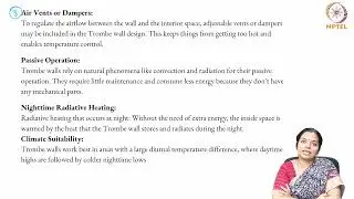 TROMBE WALL AND WATER WALL #swayamprabha #ch29sp